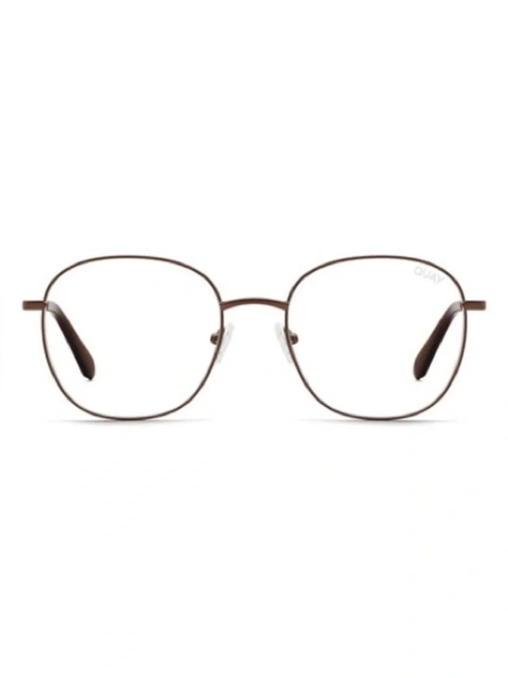 QUAY JEZABELL bluelight glasses- bronze metal frame/Bluelight lens - NWT! Unisex